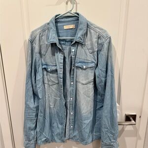 All Saints Denim Shirt in Blue